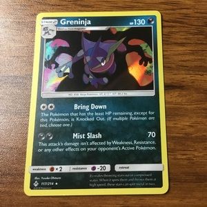 Pokemon Greninja Holo Unbroken Bonds